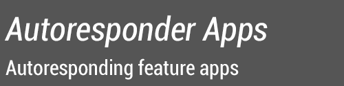 Autoresponder APPS