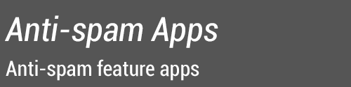 Anti-spam APPS